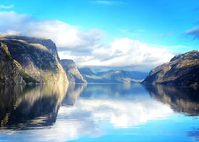 Semesterbostad Beautiful Line With Sauna Near Pulpit Rock