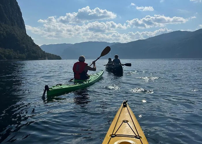 Beautiful Line With Sauna Near Pulpit Rock *